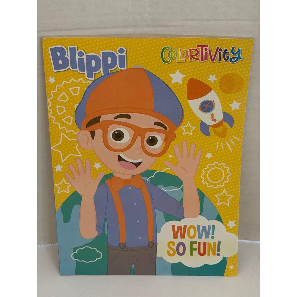 Blippi ColorTivity Wow So Fun Coloring Activity Book with Mask PRPG-22202B 2023